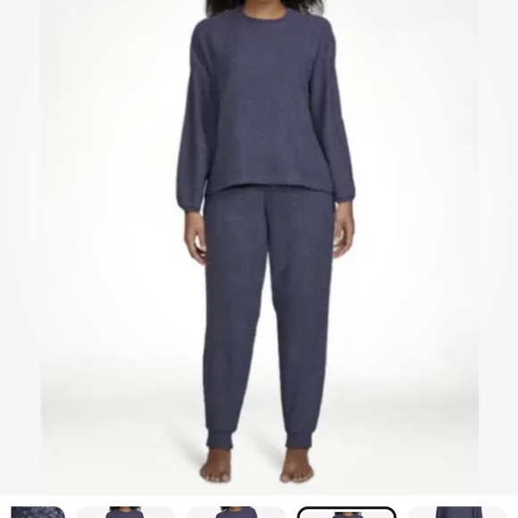 Secret Treasures 2 PC Pajama Set Dark Iris Blue Long Sleeves Crewneck XL NEW - Picture 8 of 10
